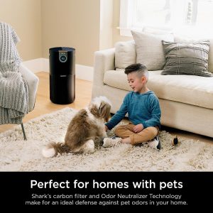 Shark HP232 Clean Sense Air Purifier MAX with Odor Neutralizer Technology, Allergies, HEPA Filter, 1200 Sq Ft, XL Room, Whole Home