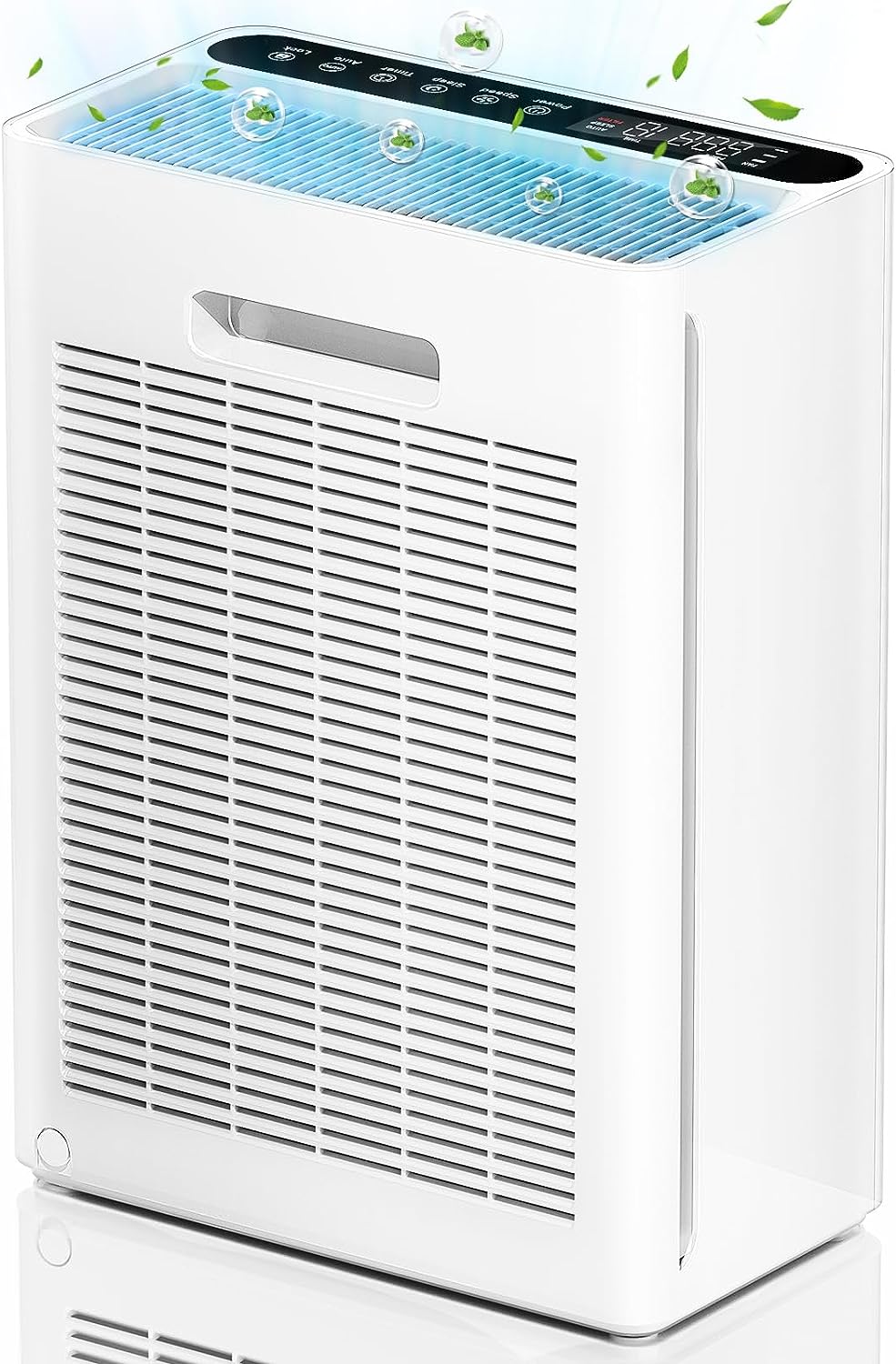 Air Purifiers for Home Large Room up to 1740ft², H13 True HEPA Air Filter for Allergies, Pets Hair, Pollen, Dander, Smoke, Smell, Sleep Mode, 5 Timer, Auto Mode Quiet Air Cleaner for Bedroom, Kicthen