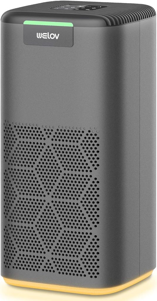 Air Purifiers for Home Large Room: Welov Air Purifiers for Pets Allergy, 1077 Sq Ft Coverage, Auto Mode, Removes 99.97% of Pet Hair Dander Pollen Smoke Dust Odor, 23dB Air Purifiers for Bedroom, P200S