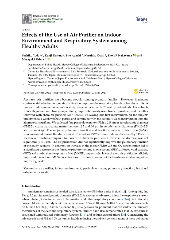 Are There Any Studies Or Research Supporting The Effectiveness Of Air Purifiers?