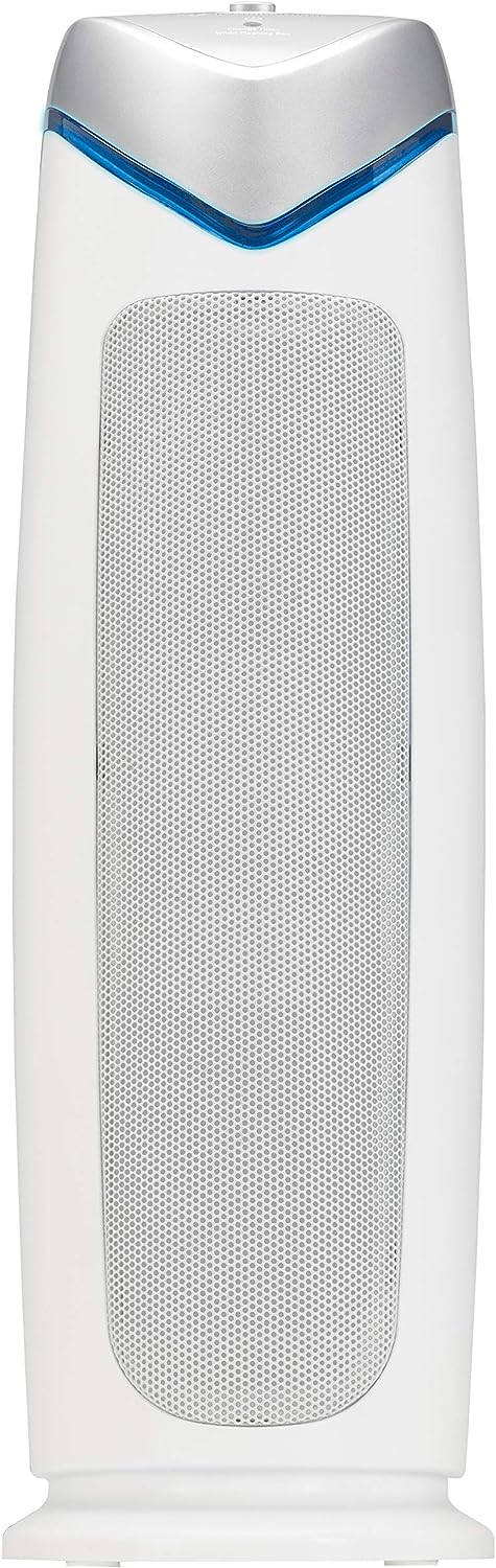 Germ Guardian Air Purifier with HEPA 13 Filter,Removes 99.97% of Pollutants,Covers Large Room up to 743 Sq. Foot Room in 1 Hr,UV-C Light Helps Reduce Germs,Zero Ozone Verified,22”,White,AC4825W