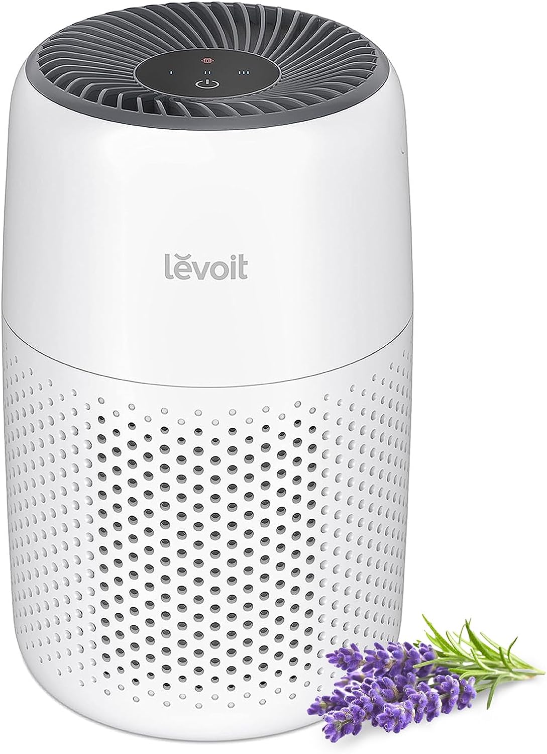 LEVOIT Air Purifiers for Bedroom Home, HEPA Filter Cleaner with Fragrance Sponge for Better Sleep, Filters Smoke, Allergies, Pet Dander, Odor, Dust, Office, Desktop, Portable, Core Mini, White